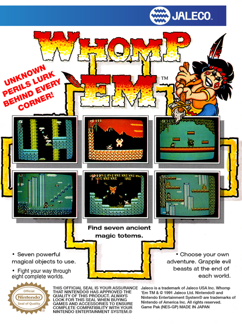 Whomp 'Em — Box back