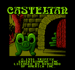 Castelian — Title screen