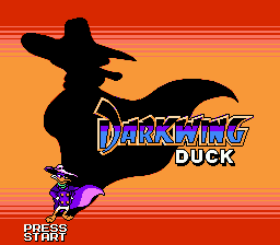 Disney's Darkwing Duck — Title screen