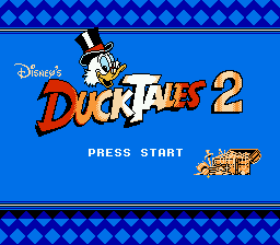 Disney's DuckTales 2 — Title screen