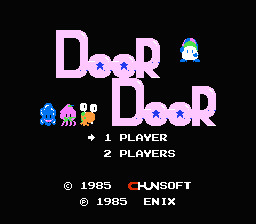 Door Door — Title screen
