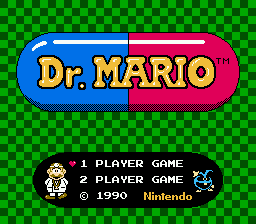 Dr. Mario — Title screen