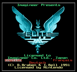 Elite — Title screen