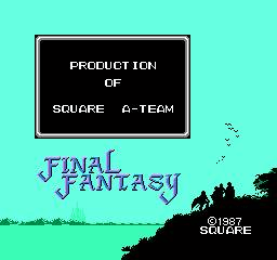 Final Fantasy — Title screen