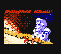 Genghis Khan — Title screen