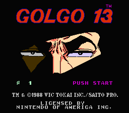 Golgo 13 : Top Secret Episode — Title screen