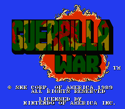 Guerrilla War — Title screen