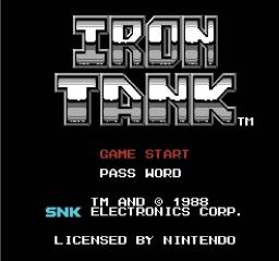 Iron Tank : The Invasion of Normandy — Title screen
