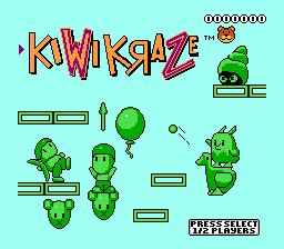 Kiwi Kraze : A Bird-Brained Adventure! — Title screen