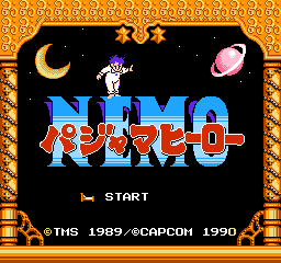 Little Nemo : The Dream Master — Title screen