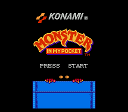 Monster in My Pocket — Title screen