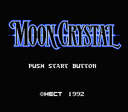 Moon Crystal — Title screen