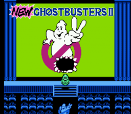 New Ghostbusters II — Title screen