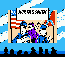 North and South — Title screen