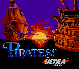 Pirates! — Title screen