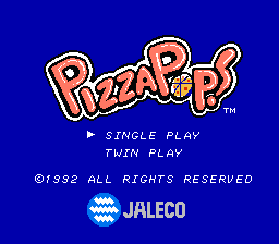 Pizza Pop! — Title screen