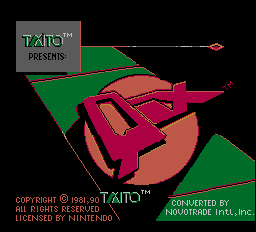 QIX — Title screen