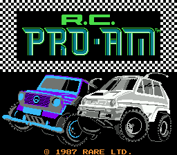 R.C. Pro-Am — Title screen