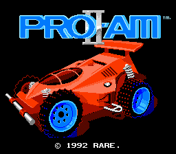 R.C. Pro-Am II — Title screen