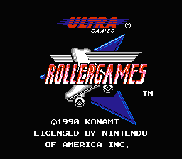 Rollergames — Title screen