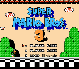 Super Mario Bros. 3 — Title screen