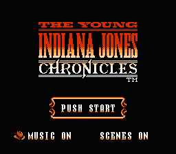 The Young Indiana Jones Chronicles — Title screen
