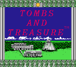 Tombs & Treasure — Title screen