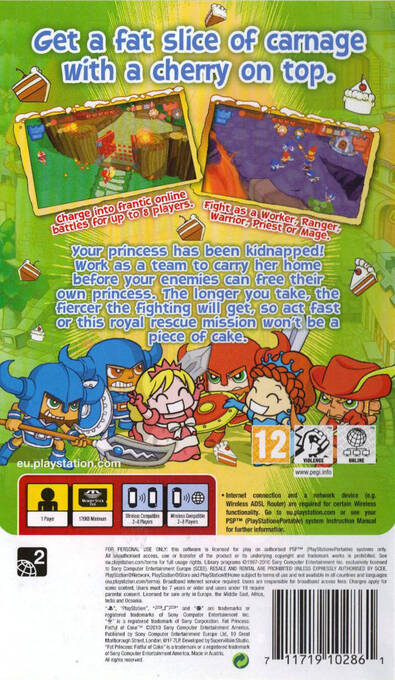Fat Princess : Fistful of Cake — Box back