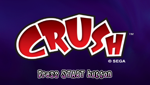 Crush — Title screen