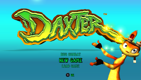 Daxter — Title screen
