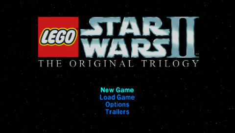 LEGO Star Wars II : The Original Trilogy — Title screen