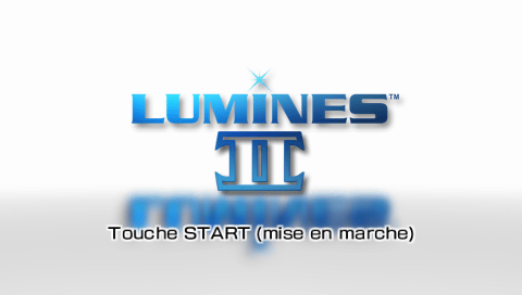 Lumines II — Title screen