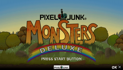 PixelJunk Monsters Deluxe — Title screen