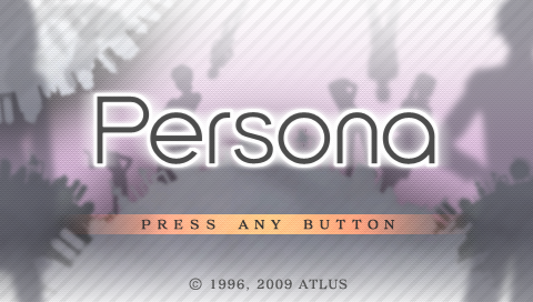 Shin Megami Tensei : Persona — Title screen