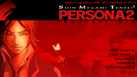 Shin Megami Tensei : Persona 2, Innocent Sin — Title screen