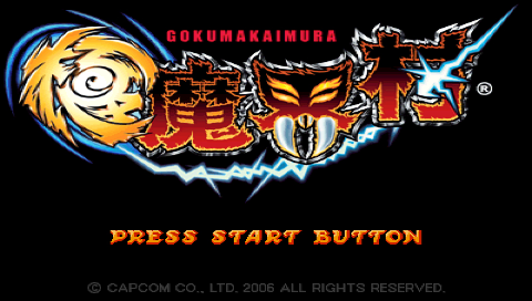 Ultimate Ghosts 'n Goblins — Title screen