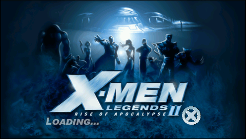 X-Men Legends II : Rise of Apocalypse — Title screen