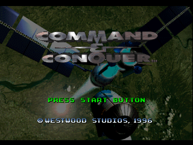 Command & Conquer (NOD Disc) — Title screen