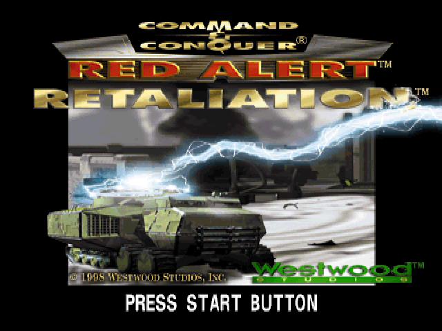 Command & Conquer : Red Alert, Retaliation — Title screen
