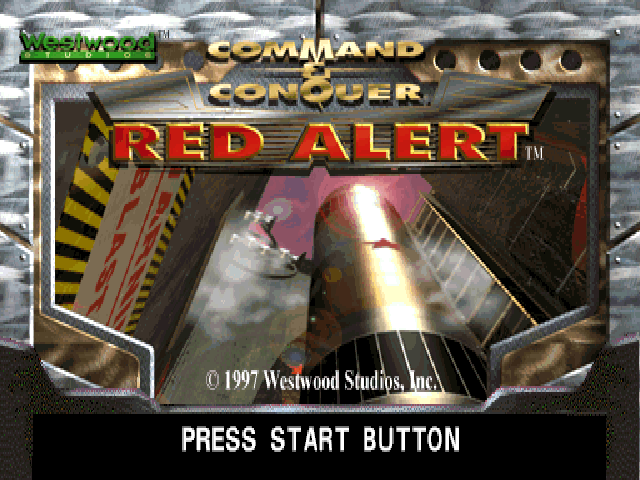 Command & Conquer : Red Alert (Soviet Disc) — Title screen