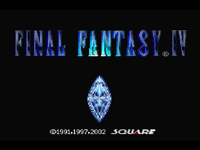 Final Fantasy Chronicles : Final Fantasy IV — Title screen