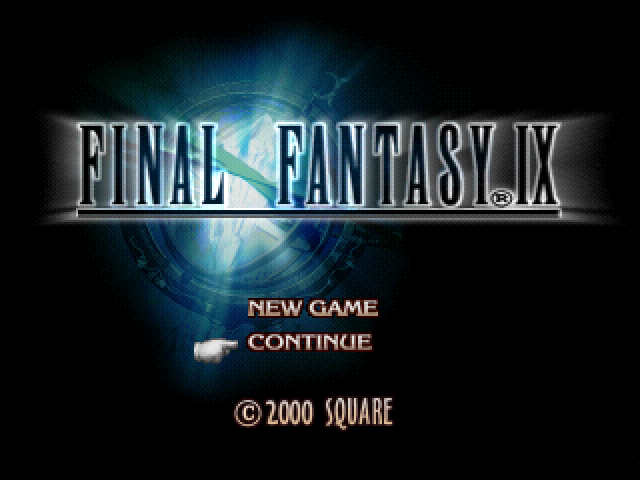 Final Fantasy IX — Title screen