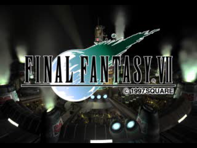 Final Fantasy VII — Title screen