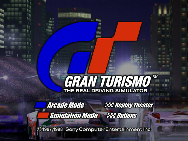 Gran Turismo — Title screen