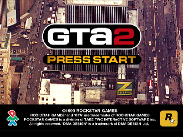 Grand Theft Auto 2 — Title screen
