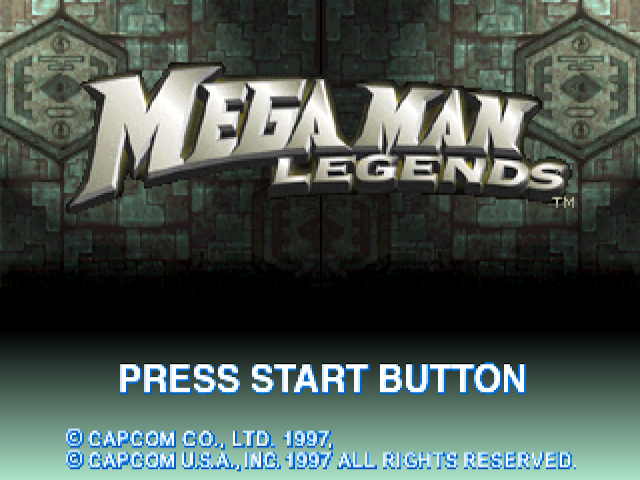 Mega Man Legends — Title screen