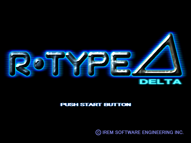 R-Type Delta — Title screen