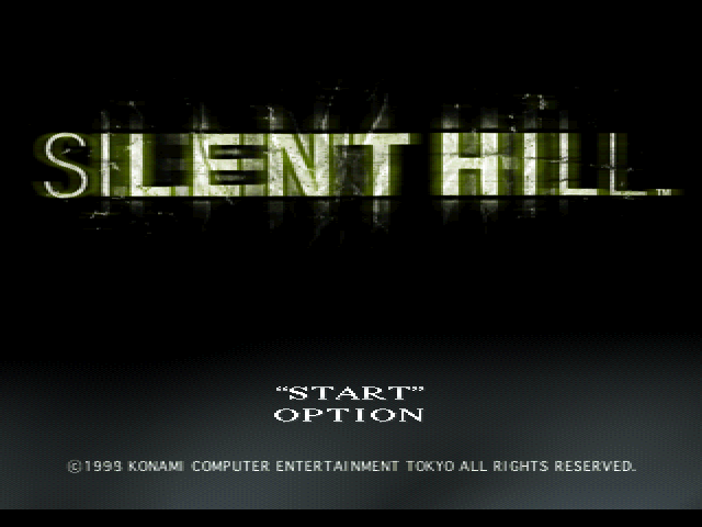 Silent Hill — Title screen