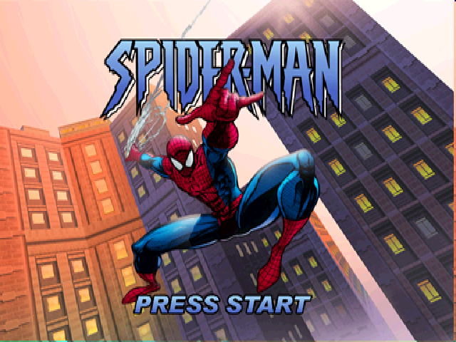 Spider-Man — Title screen