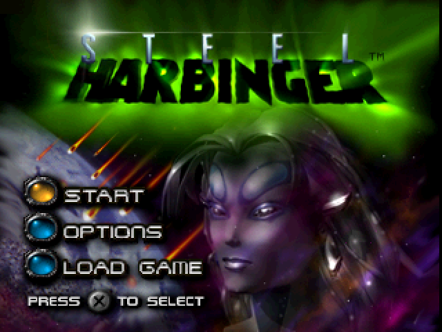 Steel Harbinger — Title screen